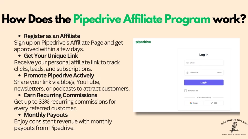 How Does the Pipedrive Affiliate Program Work?