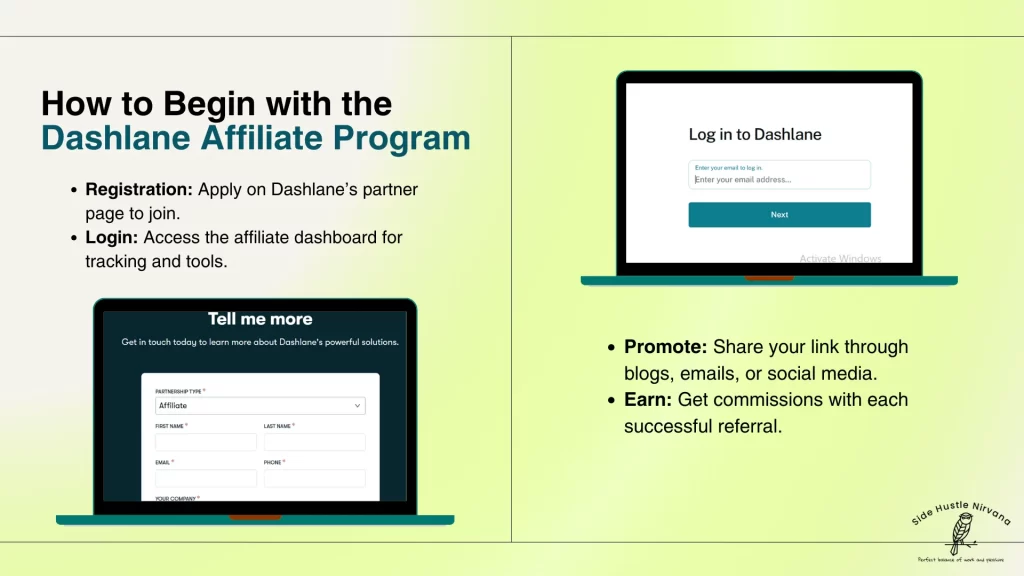 How to Begin with the Dashlane Affiliate Program