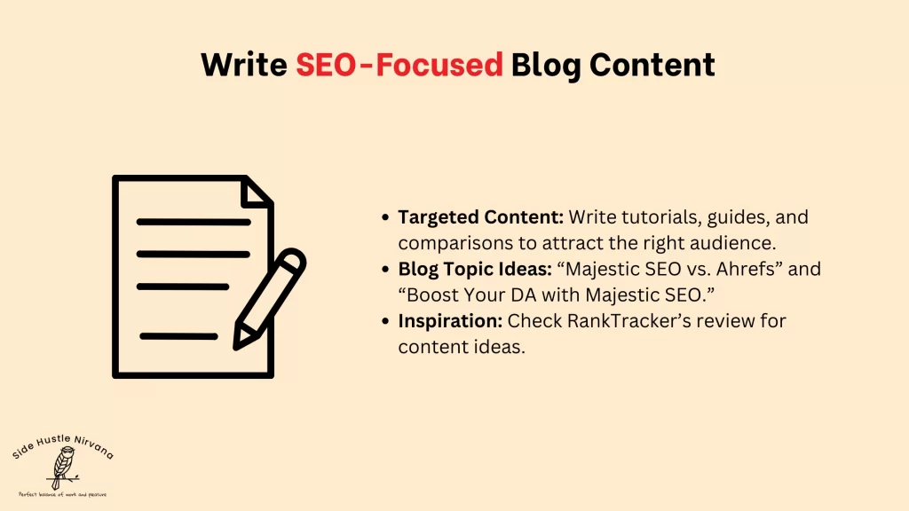 Write SEO-Focused Blog Content