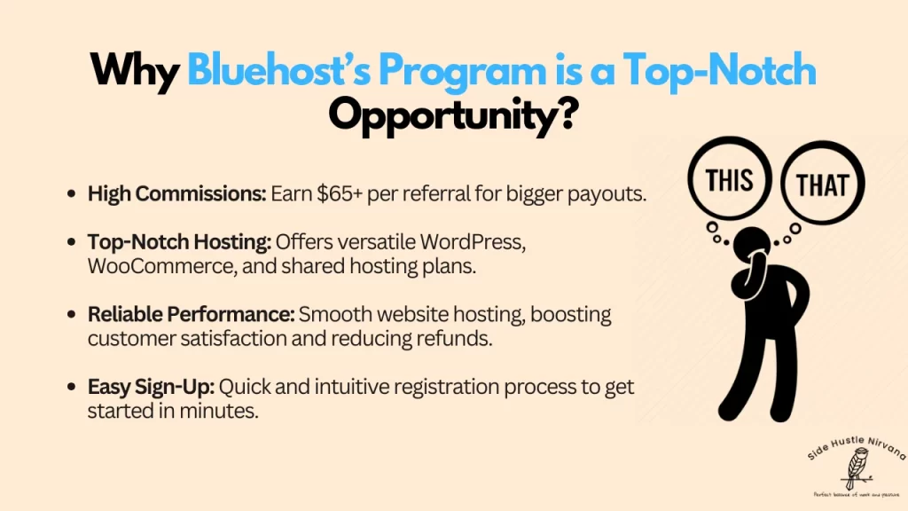 Why Bluehost’s Program is a Top-Notch Opportunity