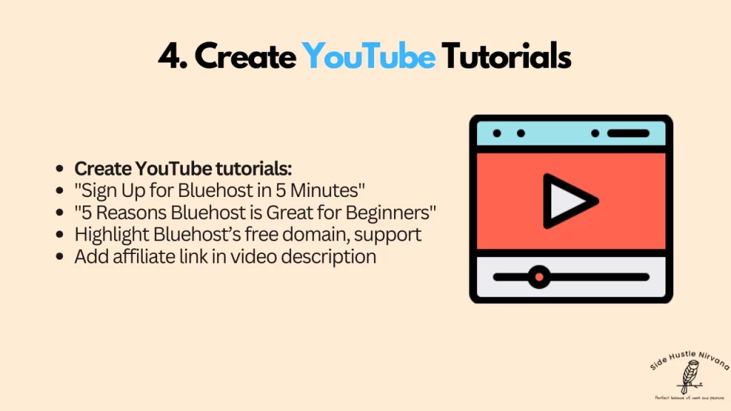 Create YouTube Tutorials