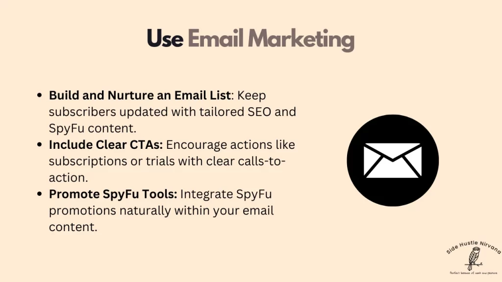 Use Email Marketing