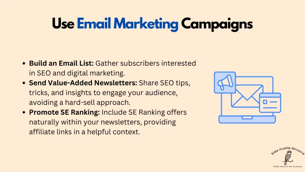 Use Email Marketing Campaigns