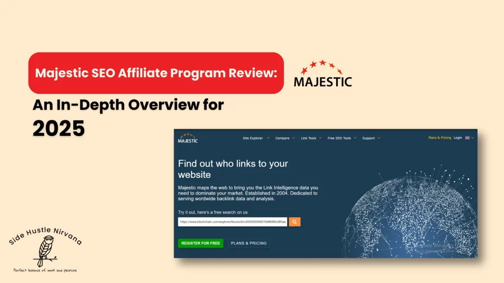 Majestic SEO Affiliate Program Review