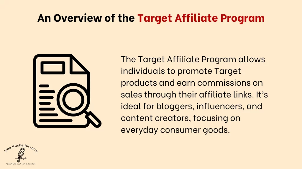 An Overview of the Target Affiliate Program