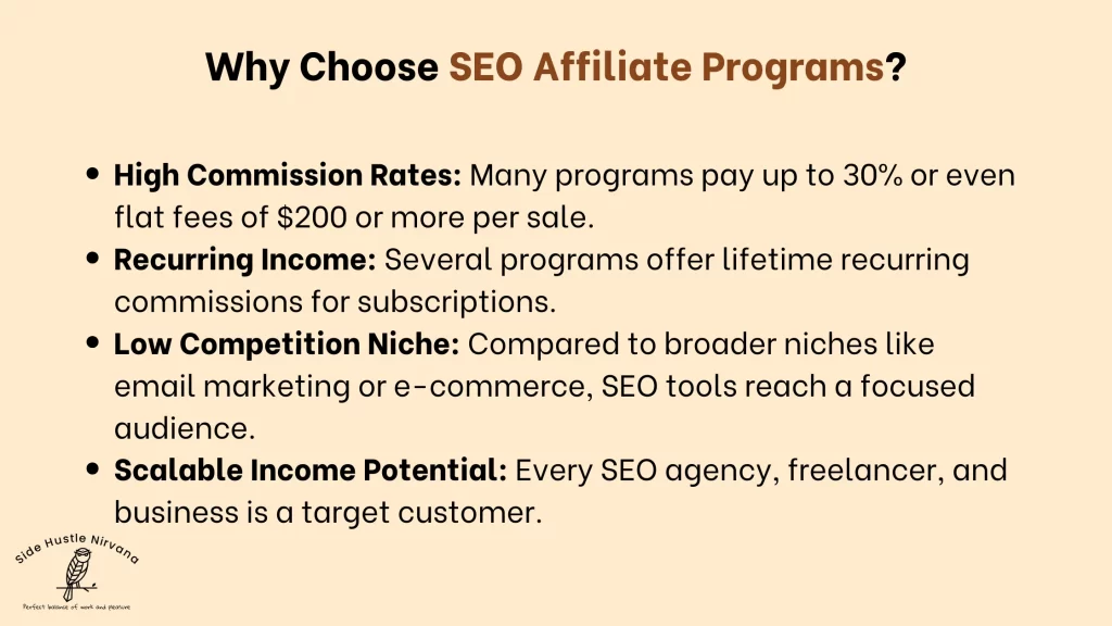 Why Choose SEO Affiliate Programs?