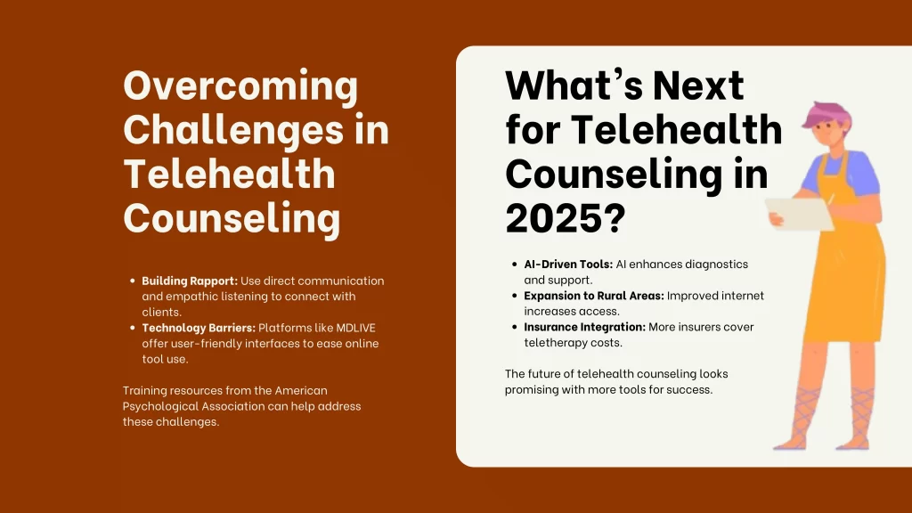 Overcoming Challenges in Telehealth Counseling