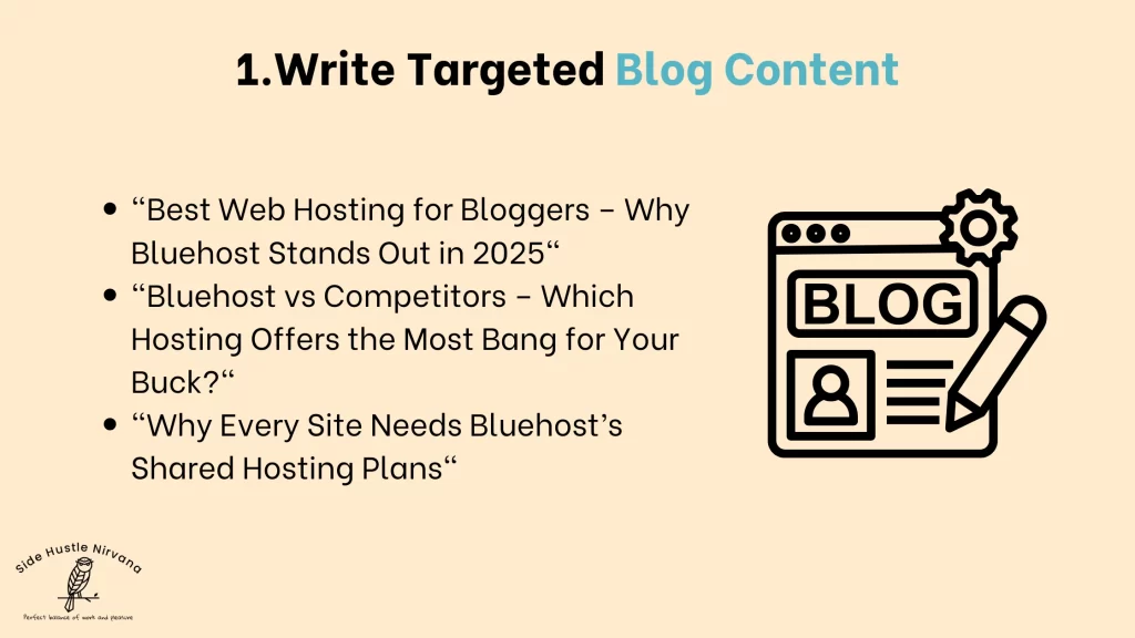 Write Targeted Blog Content