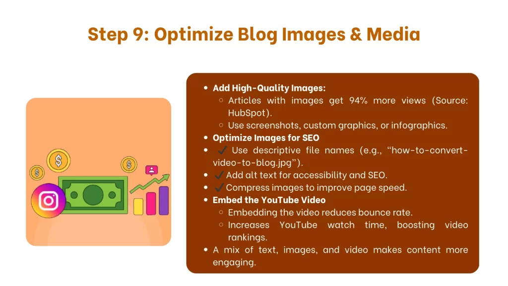 Step 9: Optimize Blog Images & Media