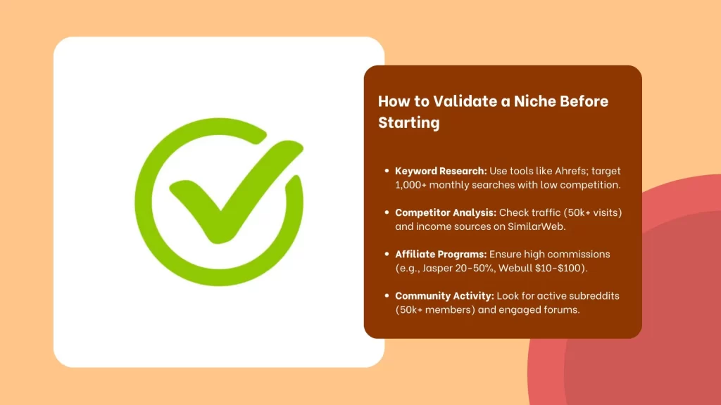 How to Validate a Niche Before Starting