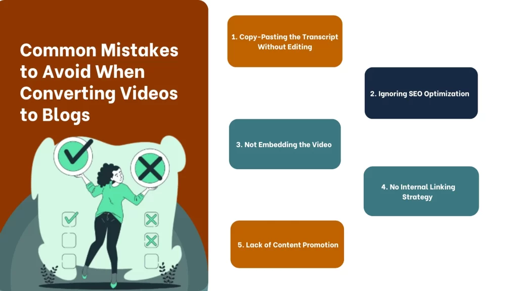 Common Mistakes to Avoid When Converting Videos to Blogs