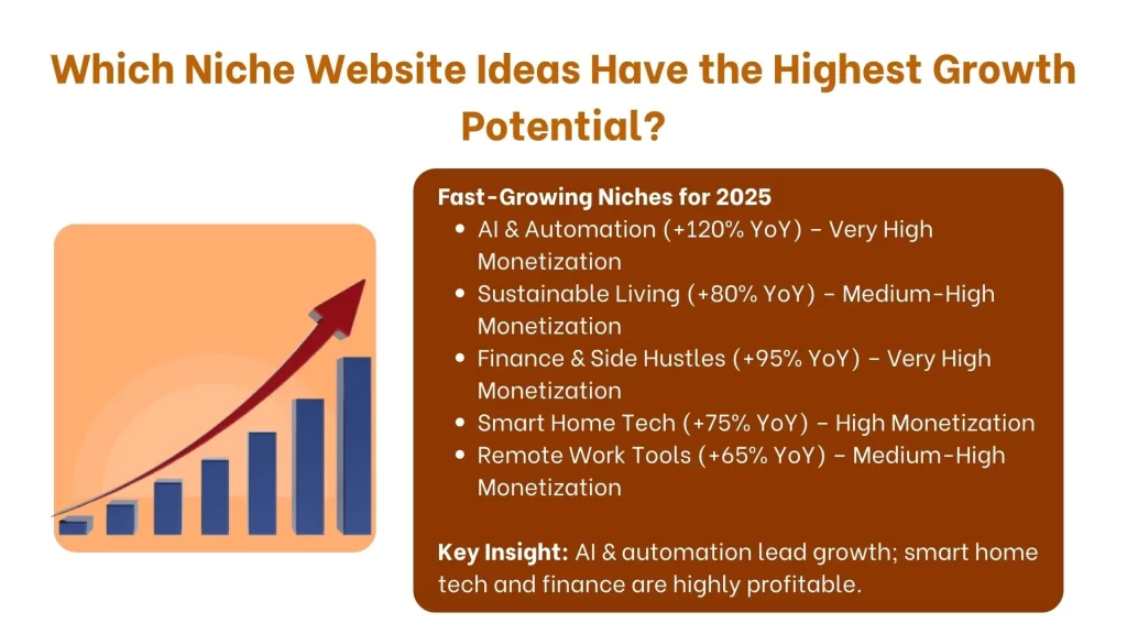 Which Niche Website Ideas Have the Highest Growth Potential?