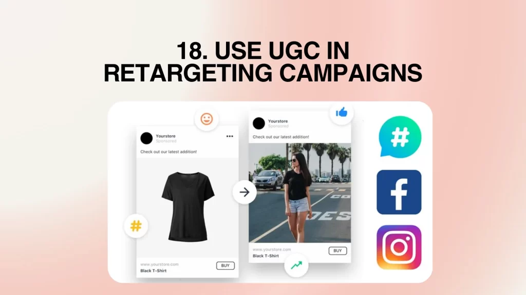 Use UGC in Retargeting Campaigns