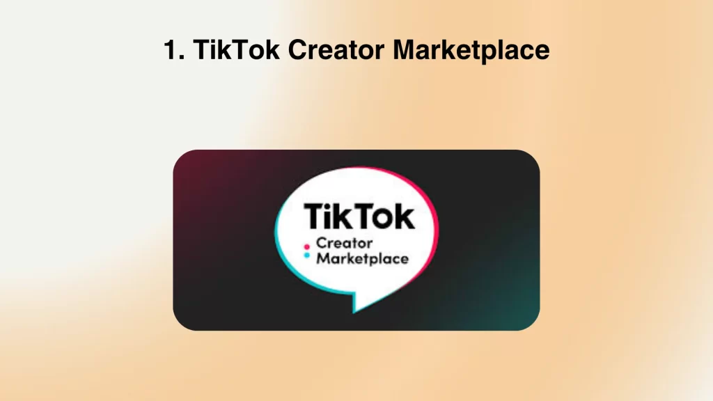 TikTok Creator Marketplace