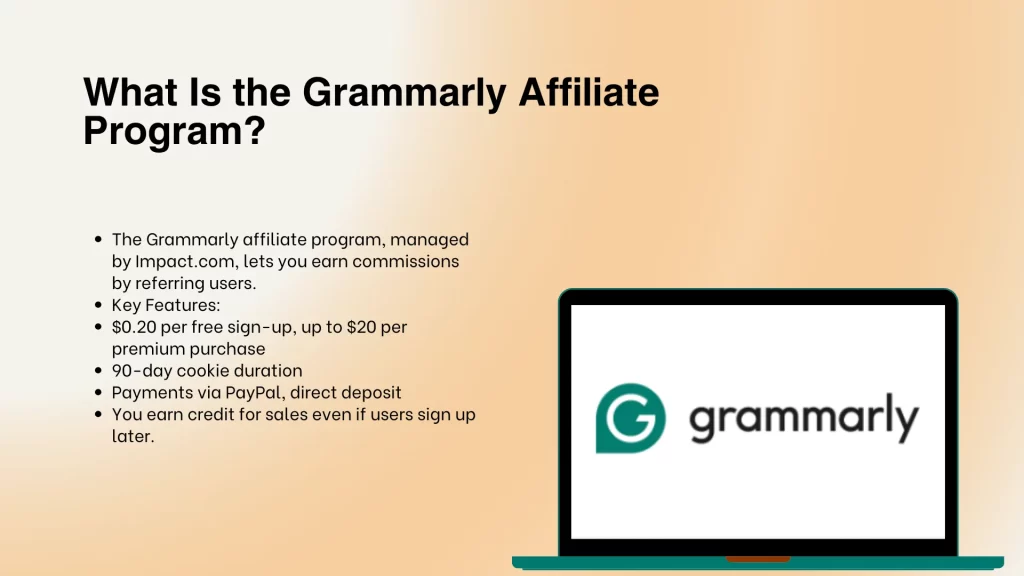 What Is the Grammarly Affiliate Program?