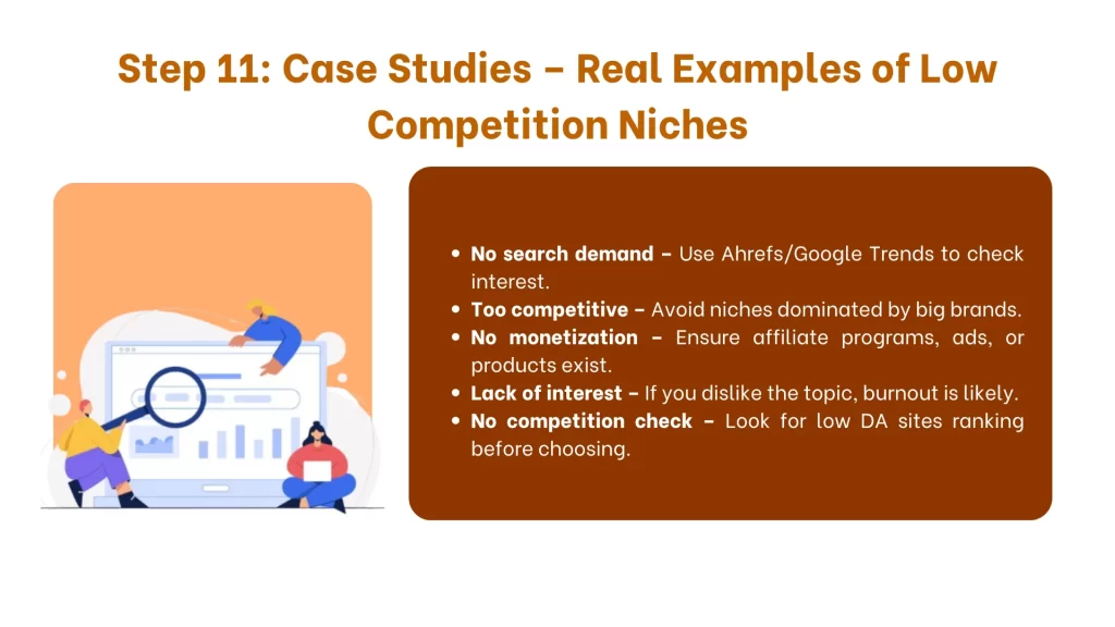 Case Studies – Real Examples of Low Competition Niches