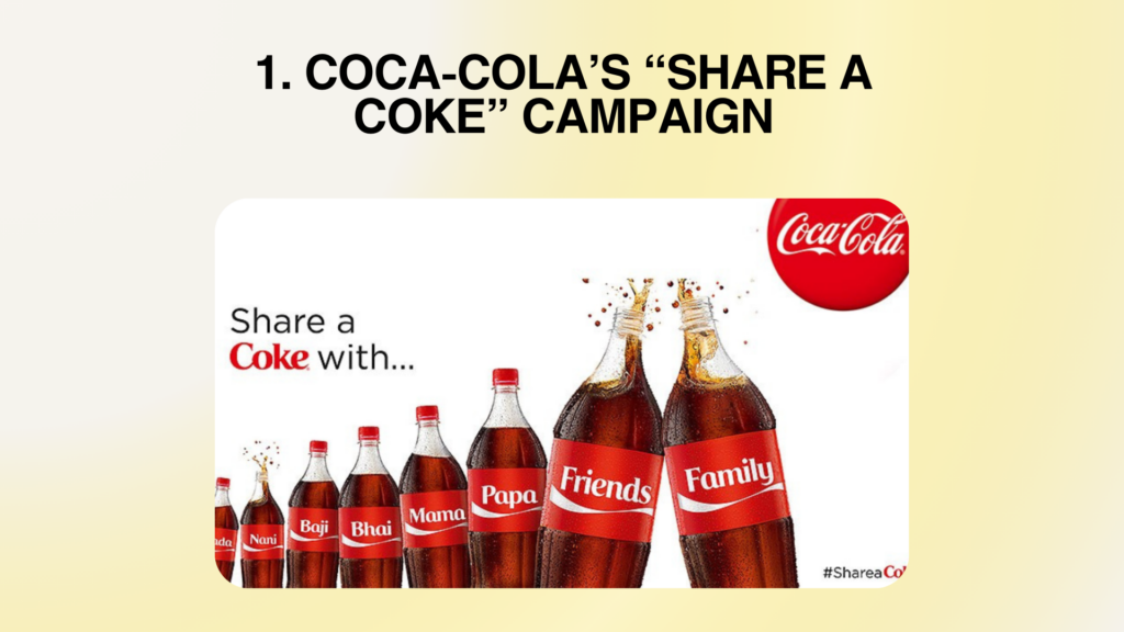 Coca-Cola’s “Share a Coke” Campaign