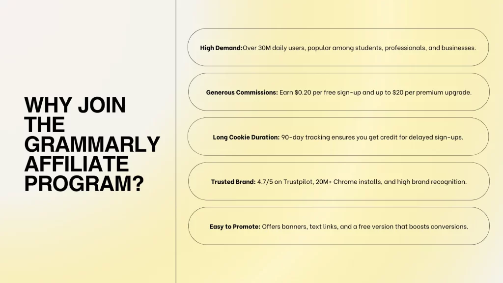Why Join the Grammarly Affiliate Program?