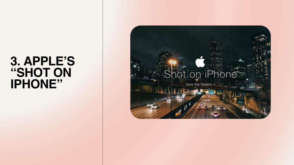 Apple’s “Shot on iPhone”