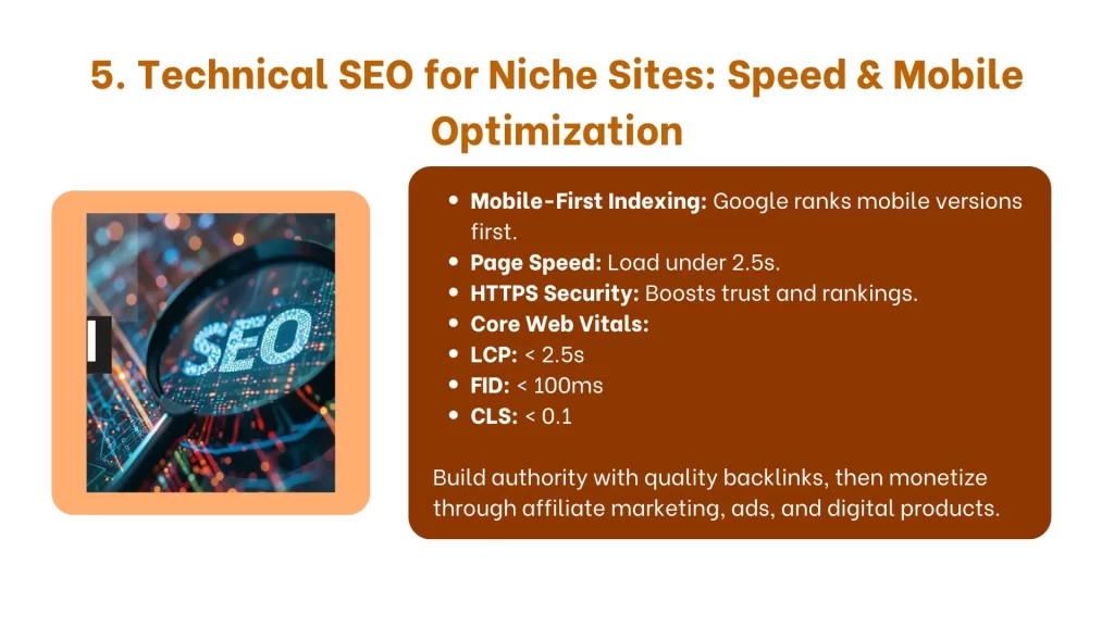 Technical SEO for Niche Sites: Speed & Mobile Optimization