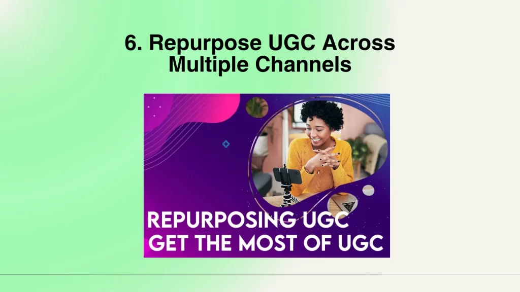 Repurpose UGC Across Multiple Channels