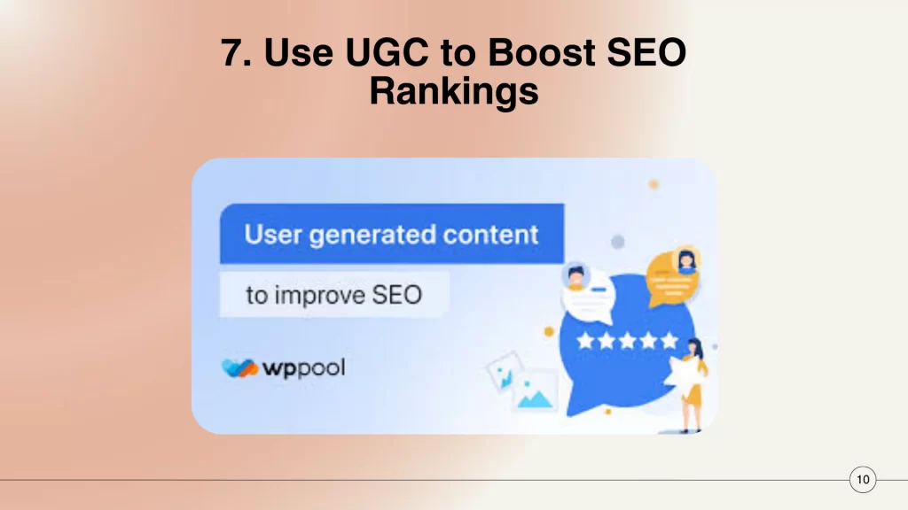 Use UGC to Boost SEO Rankings