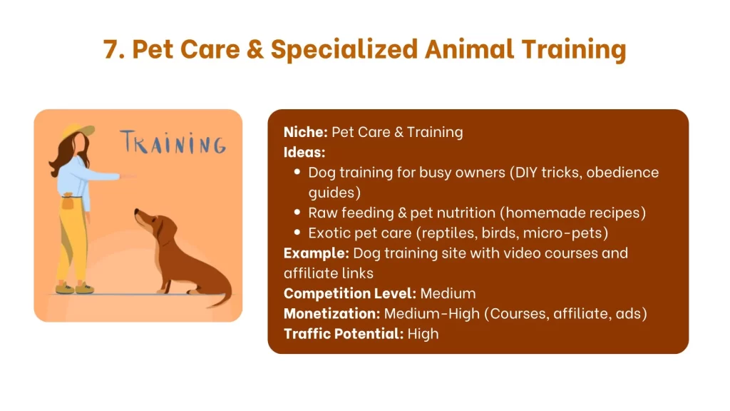 Pet Care & Specialized Animal Training