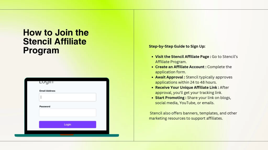 How to Join the Stencil Affiliate Program