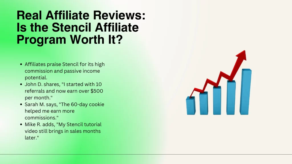 Real Affiliate Reviews: Is the Stencil Affiliate Program Worth It?